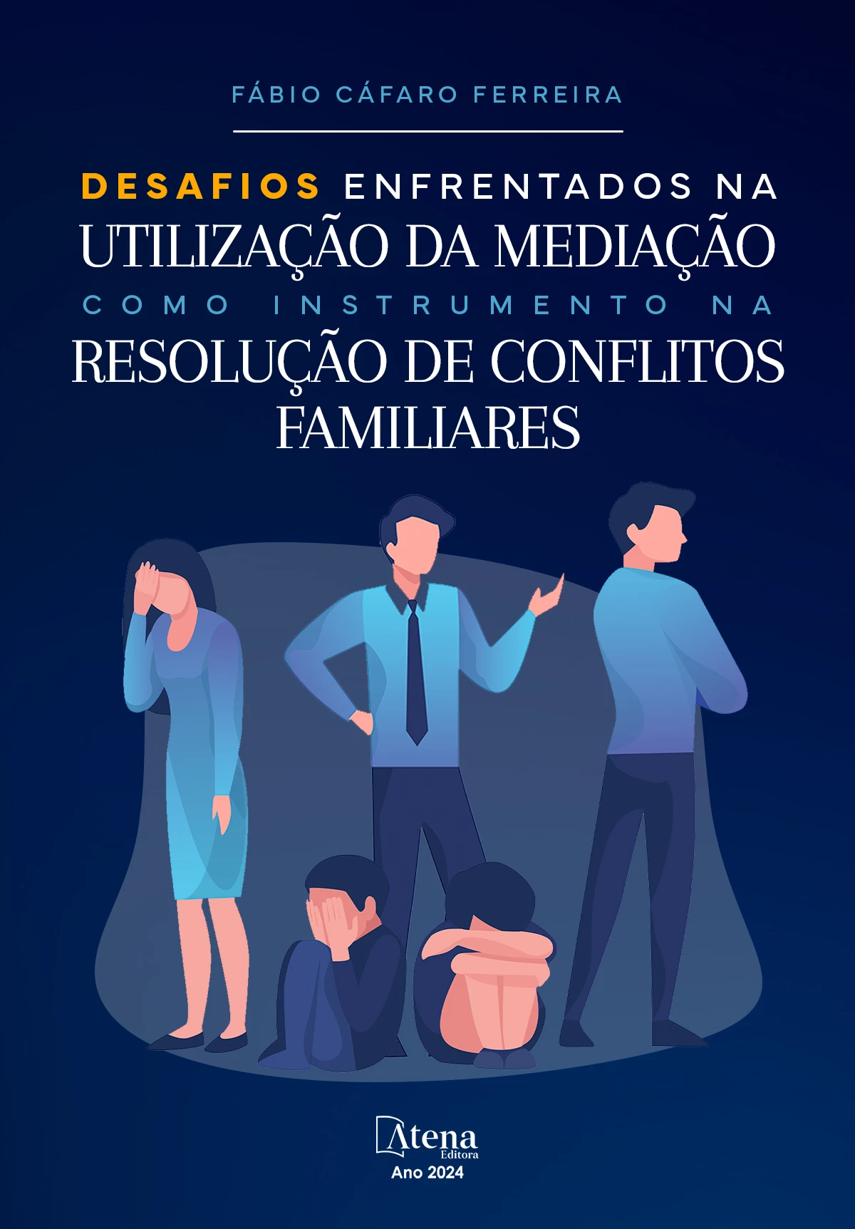 capa do ebook Desafios enfrentados na utilização da mediação como instrumento na resolução de conflitos familiares